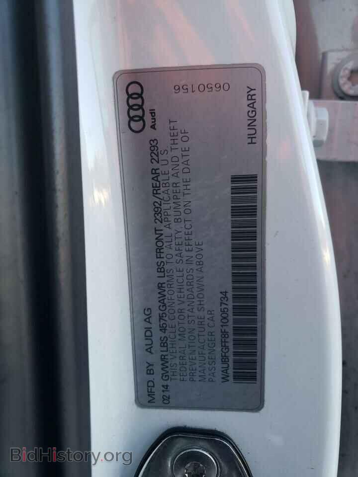 2015 AUDI A3 - VIN: WAUBFGFF8F1005734 - Фото 12