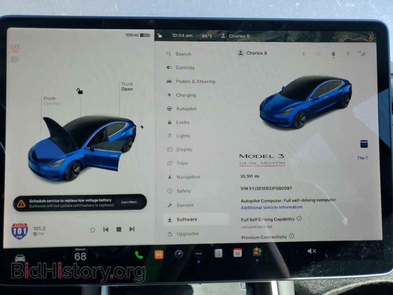 2018 TESLA MODEL 3 - VIN: 5YJ3E1EB3JF090097 - Фото 9