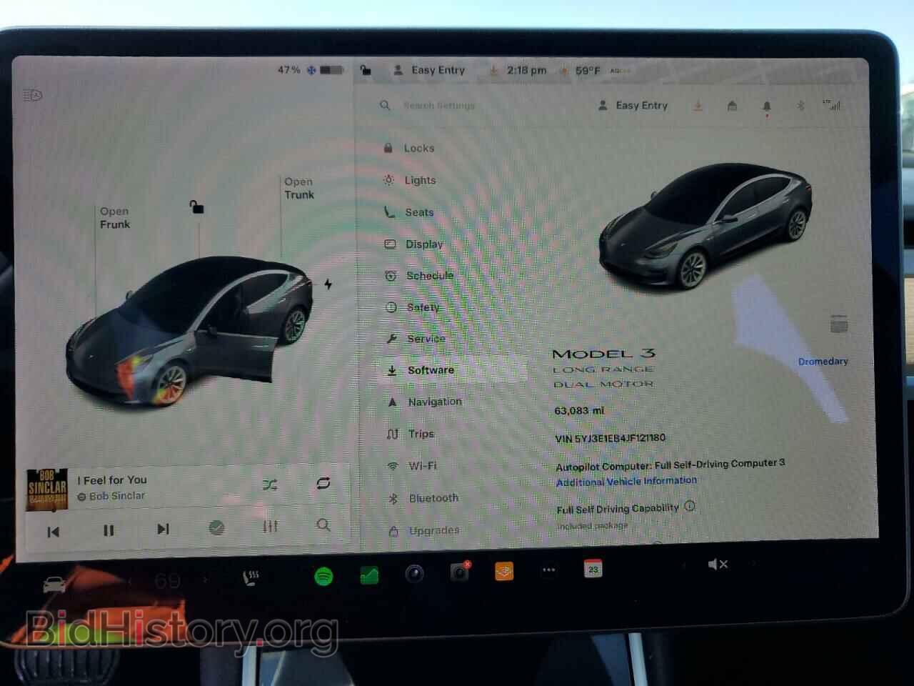 2018 TESLA MODEL 3 - VIN: 5YJ3E1EB4JF121180 - Photo 9
