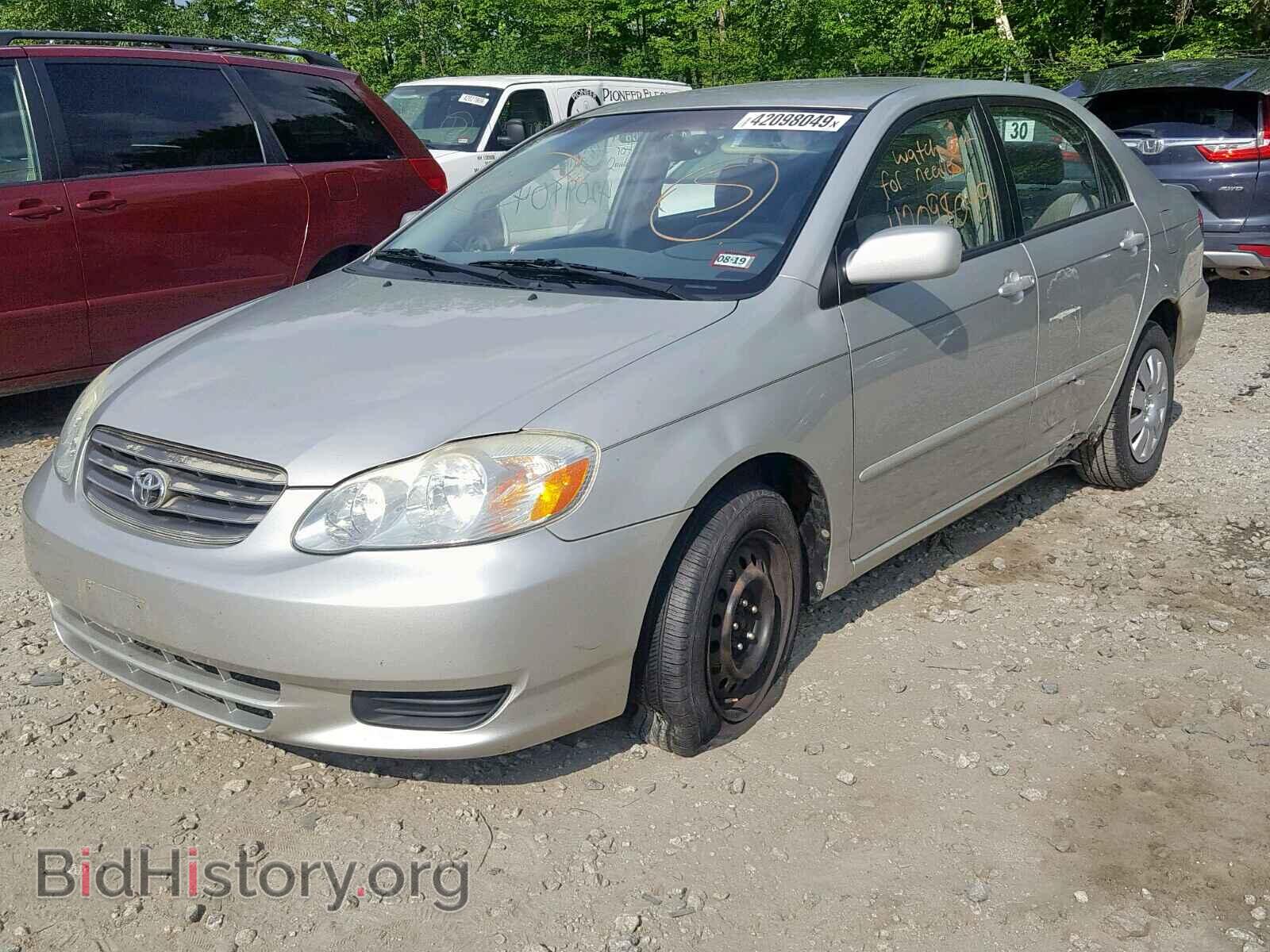 2003 TOYOTA COROLLA - VIN: 2T1BR32E83C044167 - Photo 2