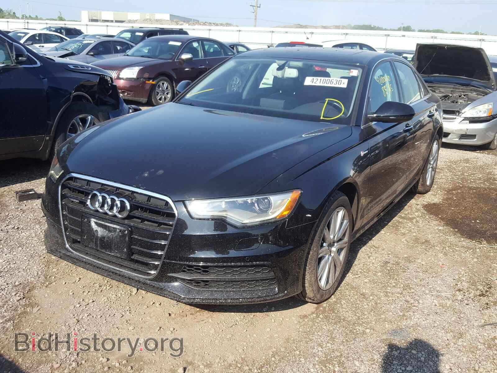 2012 AUDI A6 - VIN: WAUHGAFC3CN083899 - Фото 2