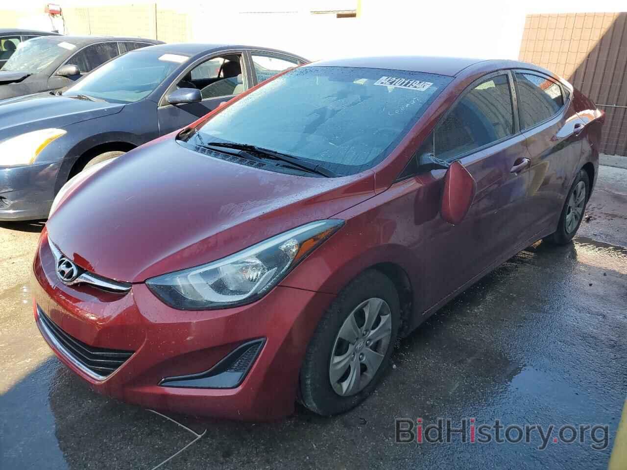 Photo 5NPDH4AE5GH776553 - HYUNDAI ELANTRA 2016