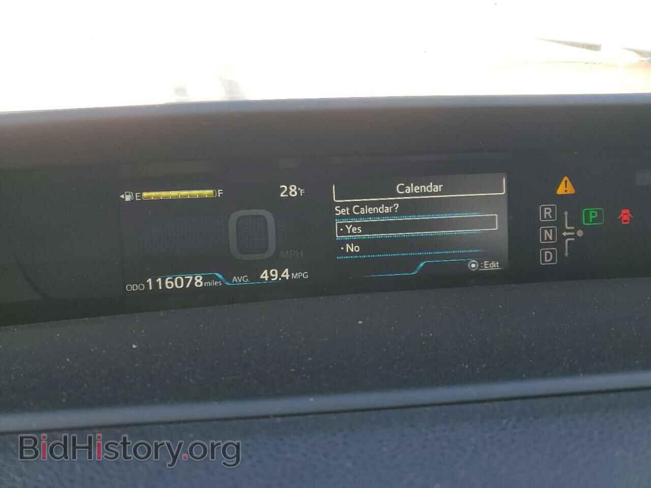 2016 TOYOTA PRIUS - VIN: JTDKARFUXG3524124 - Фото 9
