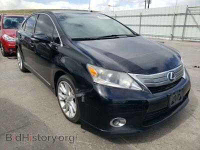 2010 Lexus HS HS 250h, black — VIN JTHBB1BA2A2023427, Copart