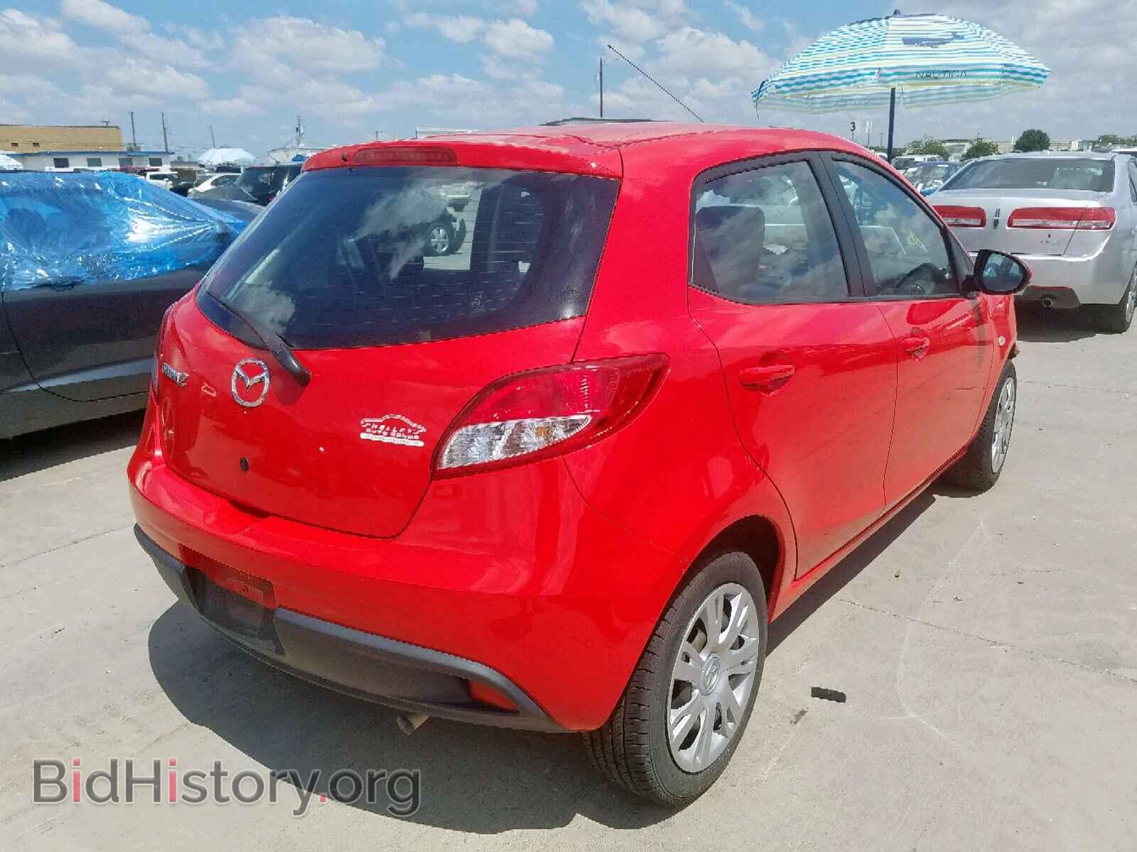 2014 MAZDA 2 - VIN: JM1DE1KY0E0183550 - Фото 4