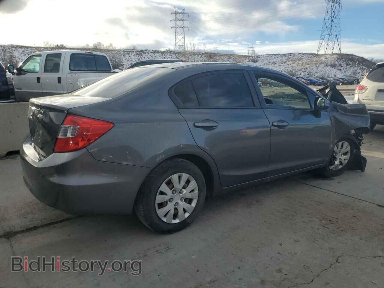 2012 HONDA CIVIC - VIN: 2HGFB2F56CH522815 - Фото 3