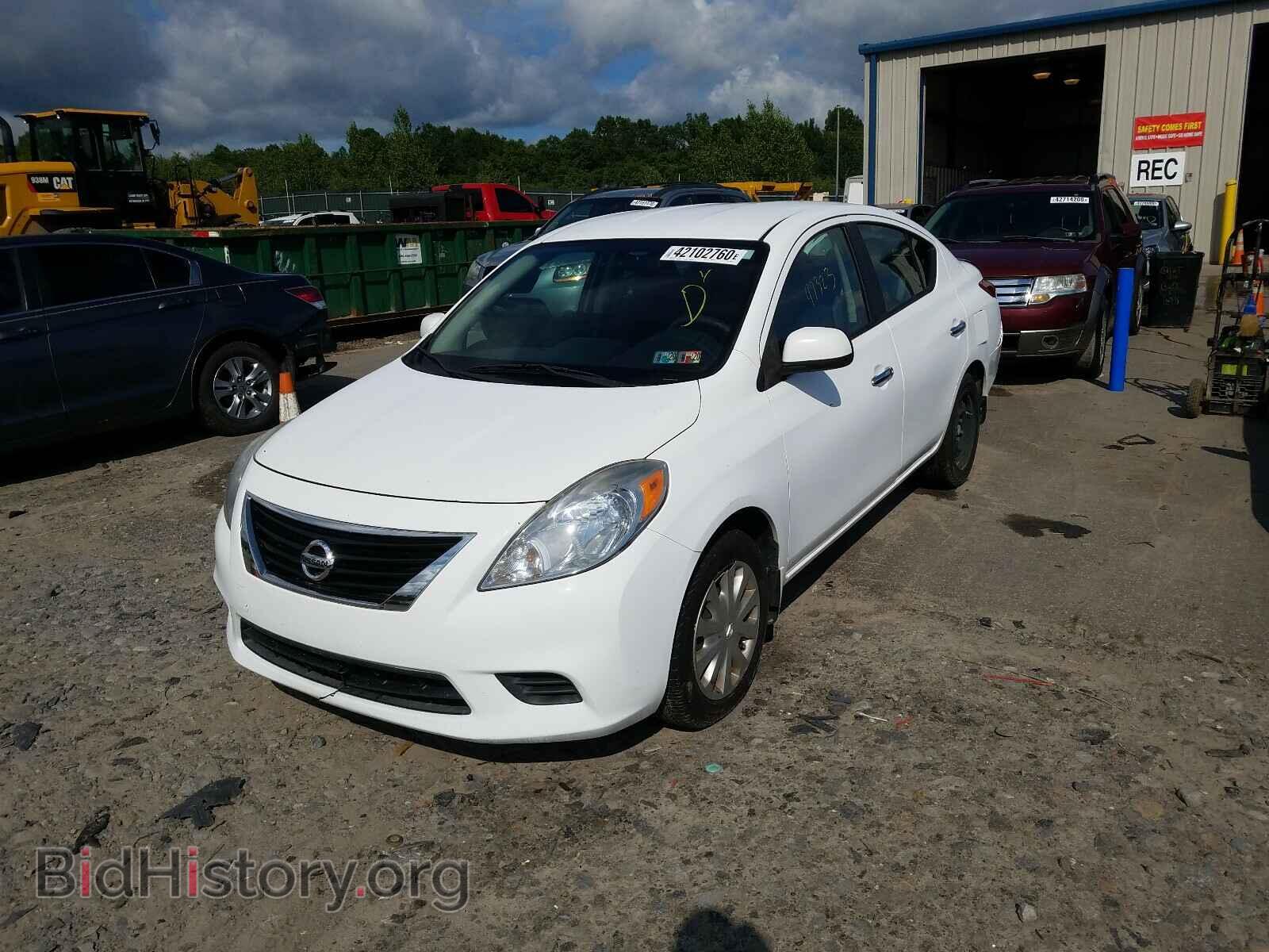 2012 NISSAN VERSA - VIN: 3N1CN7AP4CL875711 - Фото 2