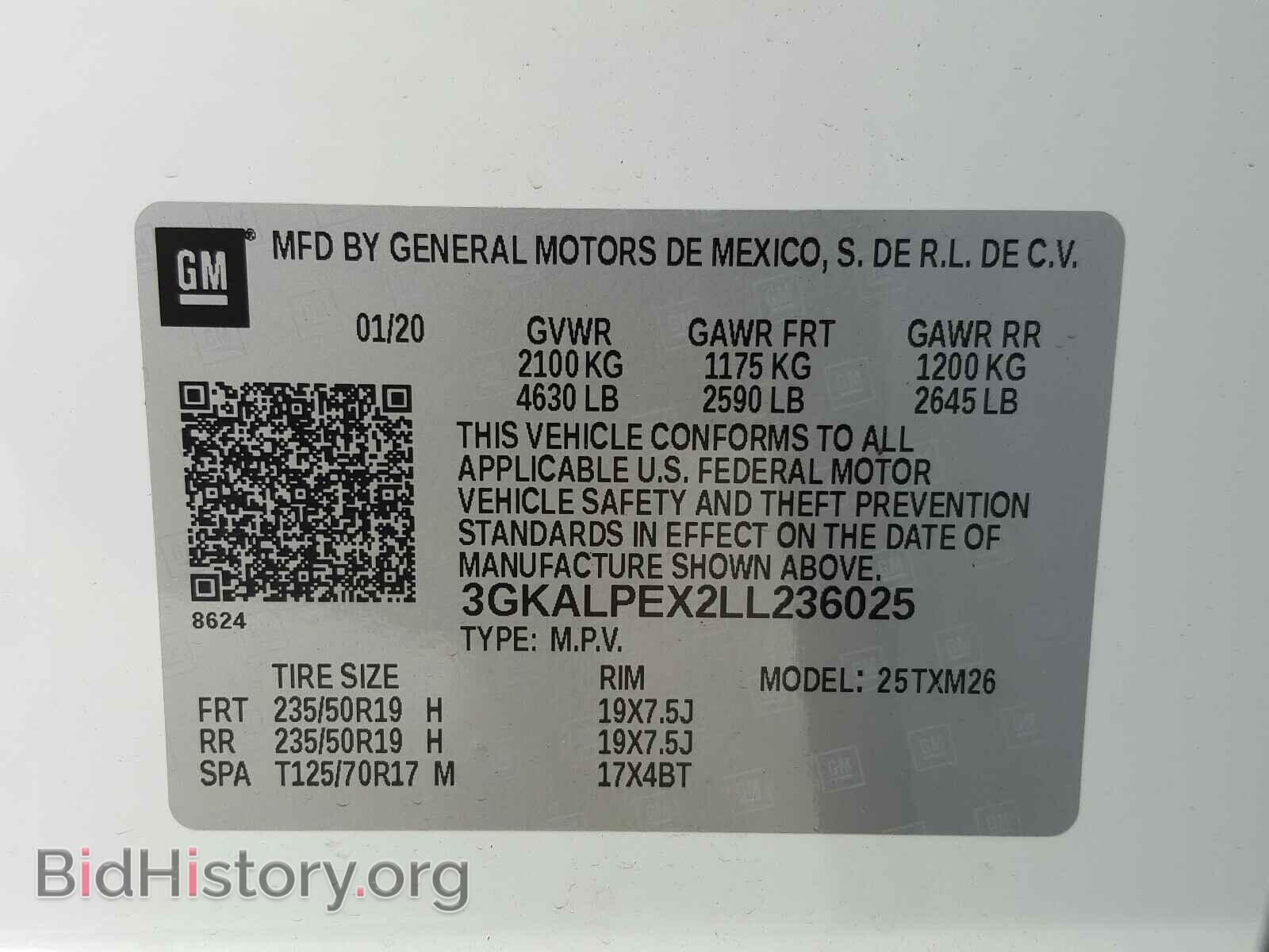 2020 GMC TERRAIN - VIN: 3GKALPEX2LL236025 - Фото 10