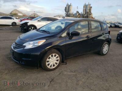 2015 Nissan VERSA Versa Note, черный — VIN 3N1CE2CPXFL408541, Copart