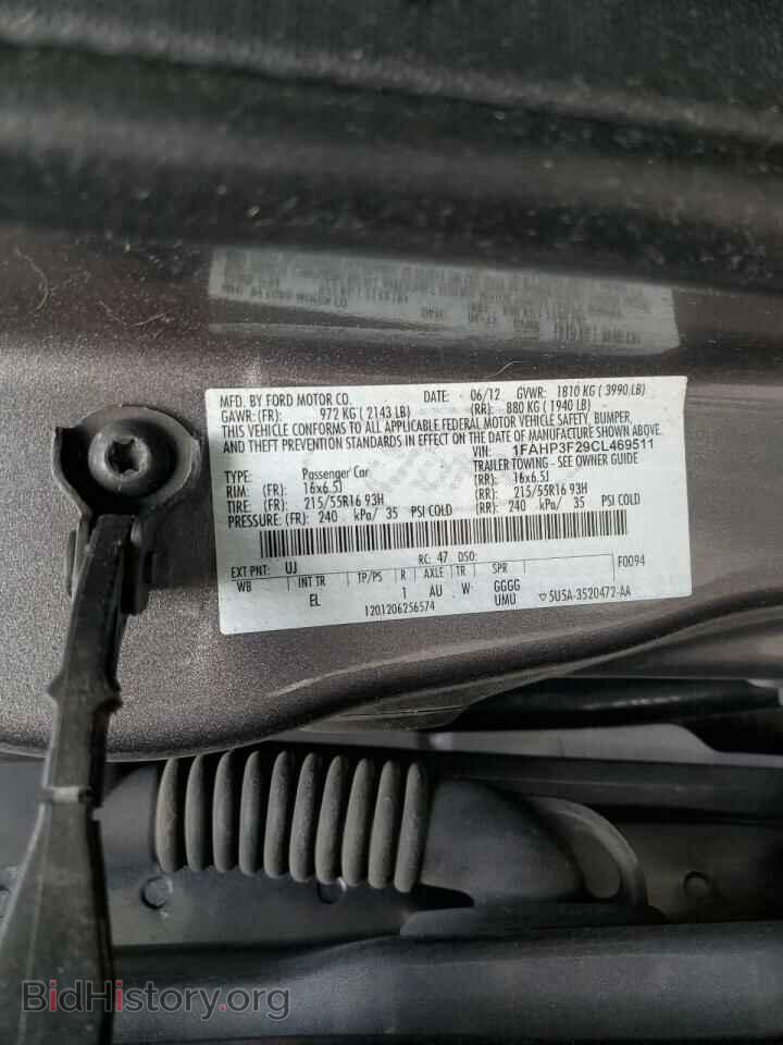 2012 FORD FOCUS - VIN: 1FAHP3F29CL469511 - Photo 12