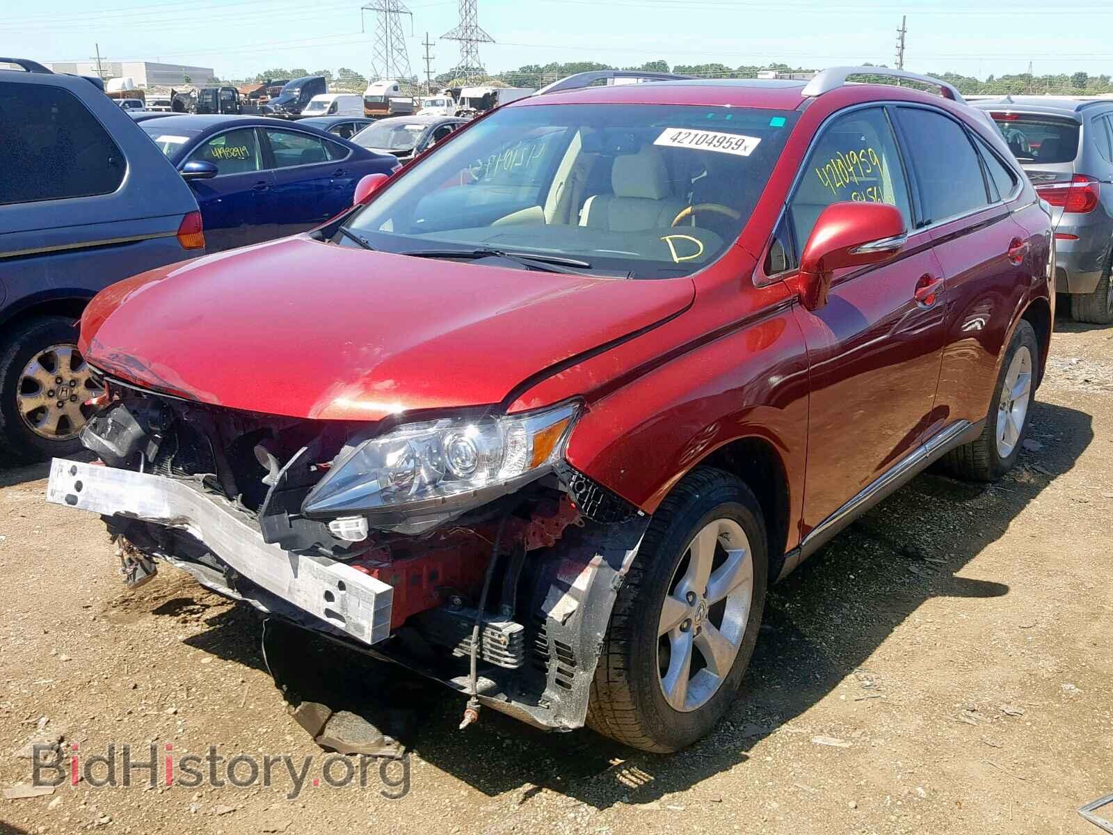 2012 LEXUS RX 350 - VIN: 2T2BK1BAXCC140724 - Фото 2