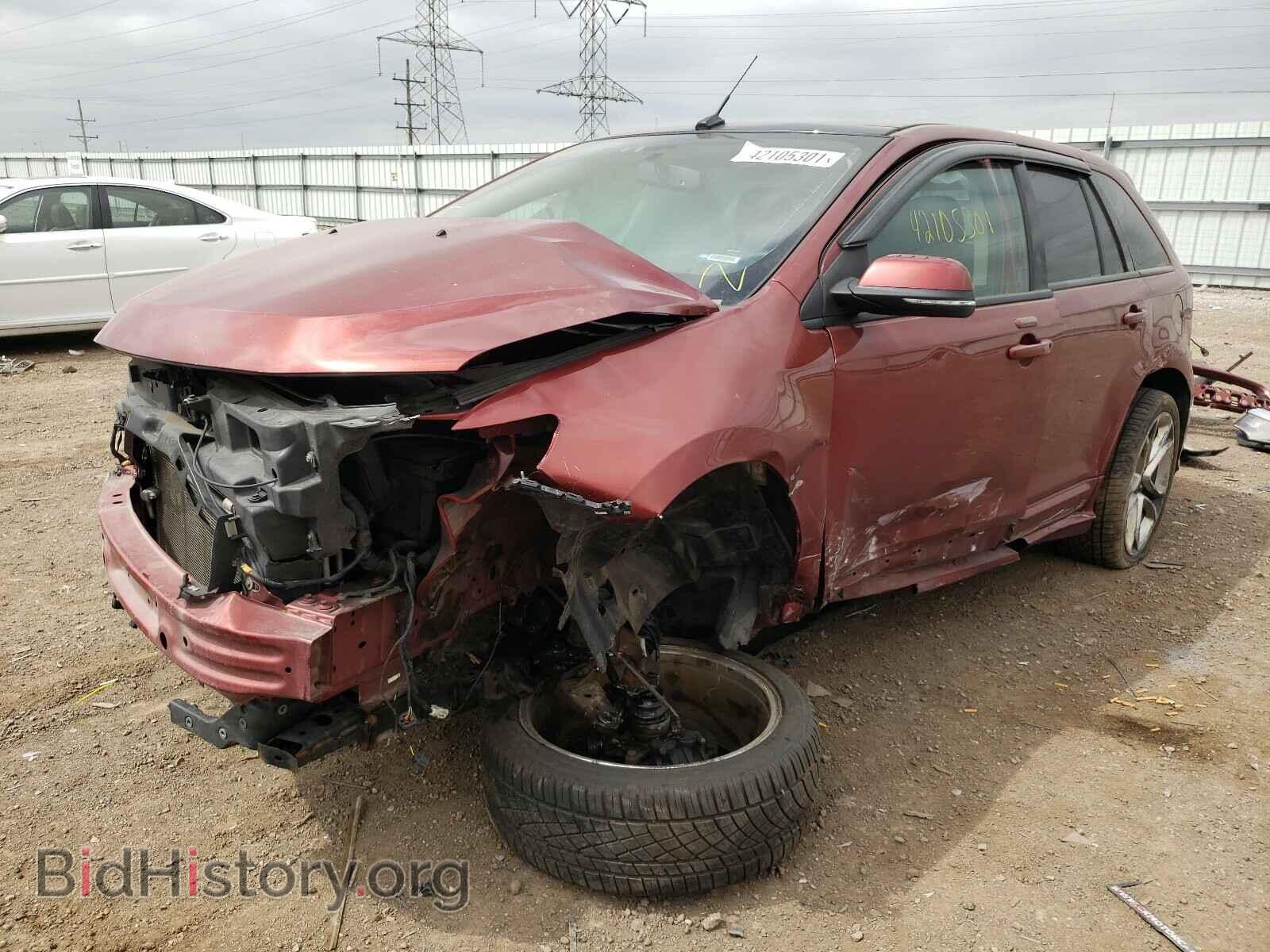 2014 FORD EDGE - VIN: 2FMDK4AK9EBA29226 - Фото 2
