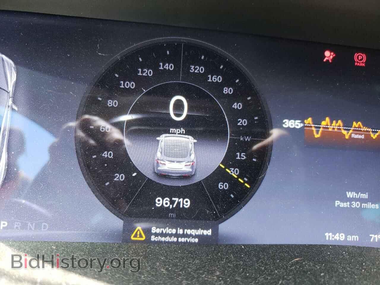 2014 TESLA MODEL S - VIN: 5YJSA1H14EFP42841 - Фото 8
