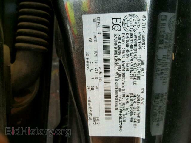 2016 FORD FOCUS - VIN: 1FADP3FE9GL373943 - Photo 10