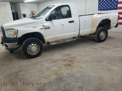 2007 Dodge RAM 2500 ST, white — VIN 3D7KS26D37G711311, Copart