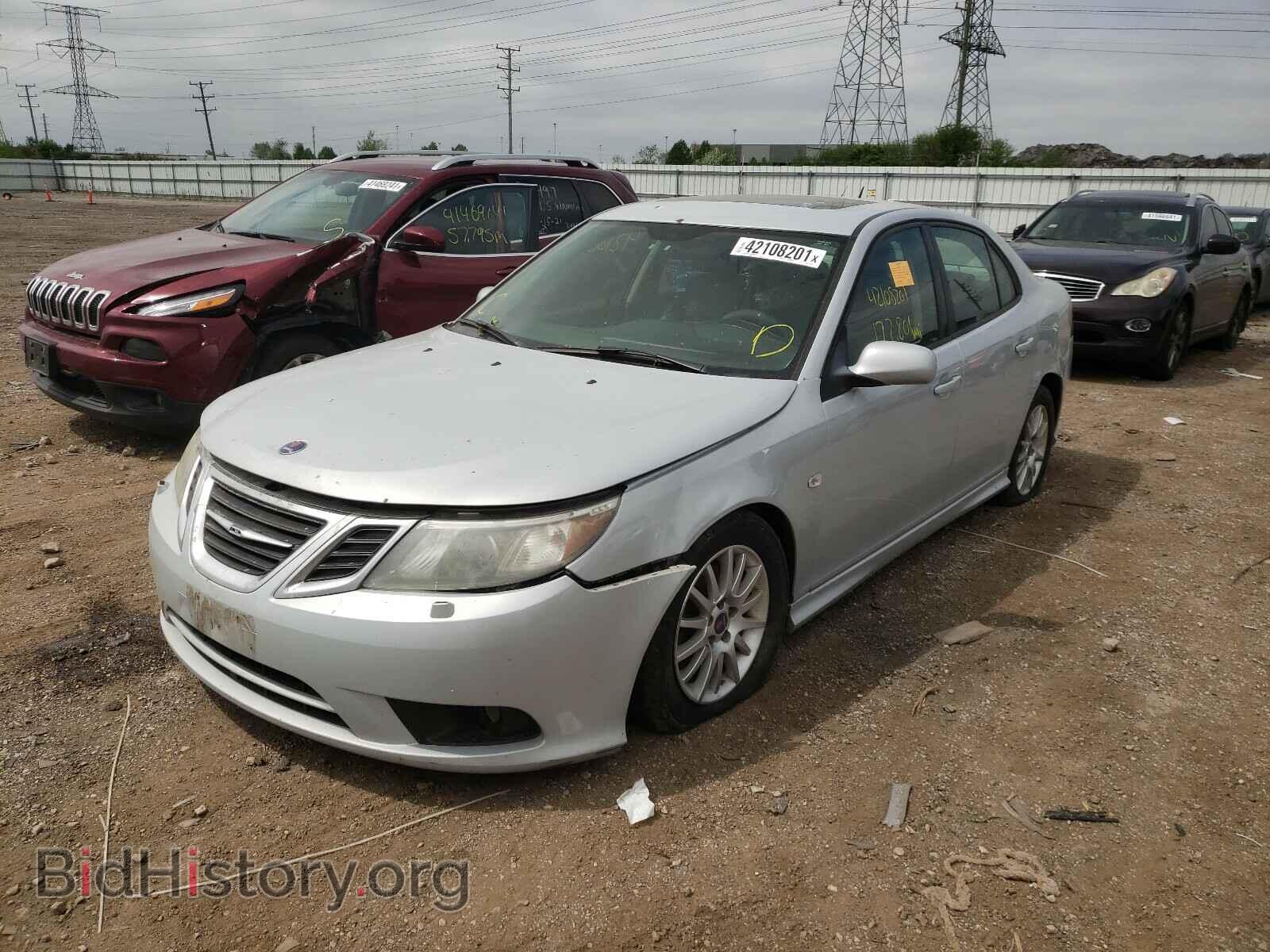 2008 SAAB 9 3 - VIN: YS3FB49Y481113307 - Фото 2