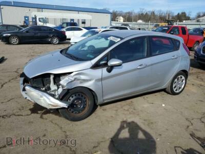 2012 Ford FIESTA SE, silver — VIN 3FADP4EJ5CM134080, Copart
