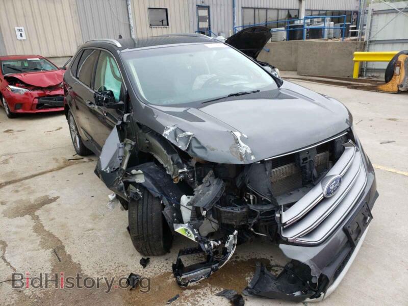 2017 Ford EDGE Edge Titan (VIN 2FMPK4K84HBB41369) — фото 1 из 10, Copart, повреждение: передняя часть