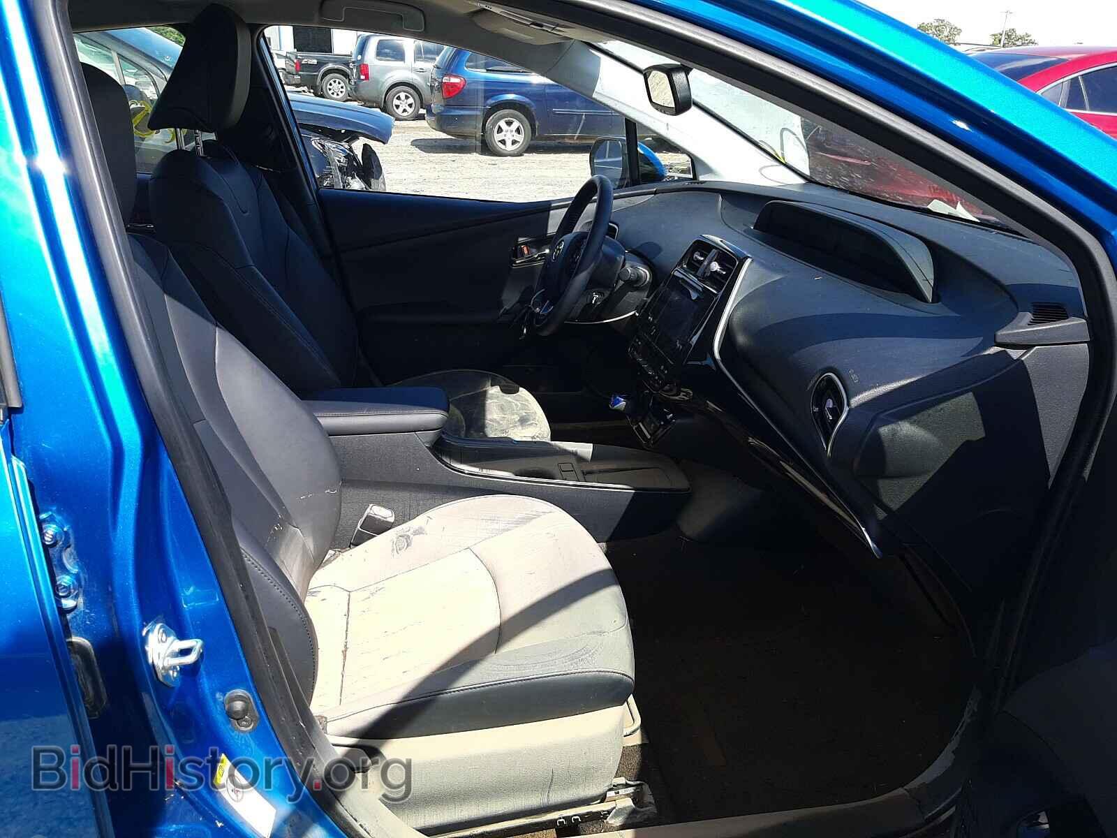 2019 TOYOTA PRIUS - VIN: JTDKARFU6K3095332 - Фото 5