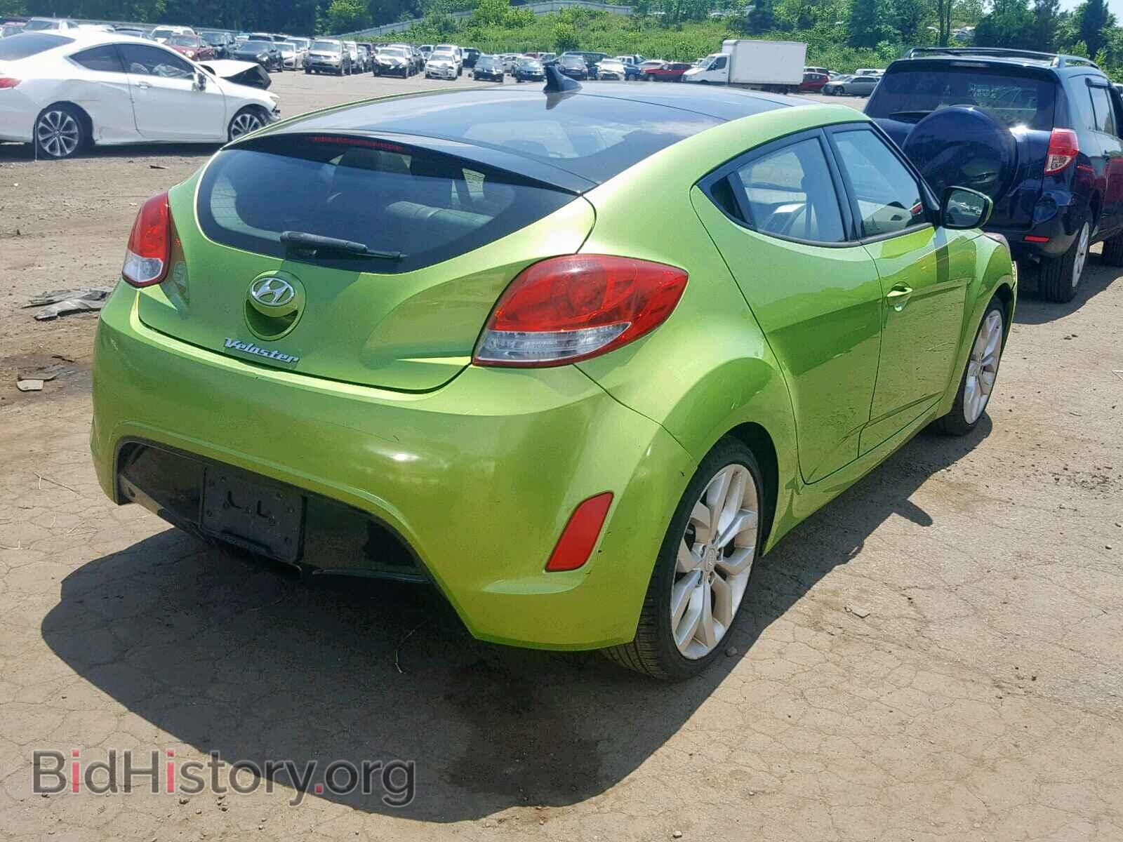 2012 HYUNDAI VELOSTER - VIN: KMHTC6AD8CU044006 - Фото 4