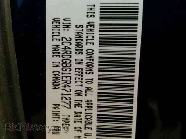 2014 DODGE CARAVAN - VIN: 2C4RDGBG1ER471277 - Фото 10