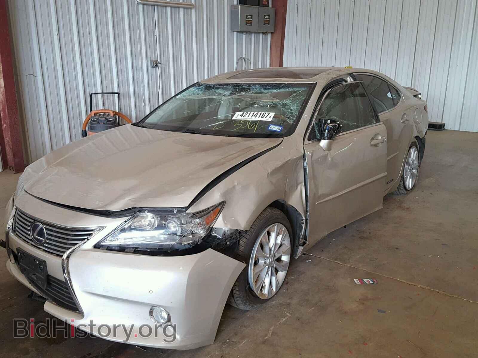 2013 LEXUS ES 300H - VIN: JTHBW1GG3D2013561 - Фото 2