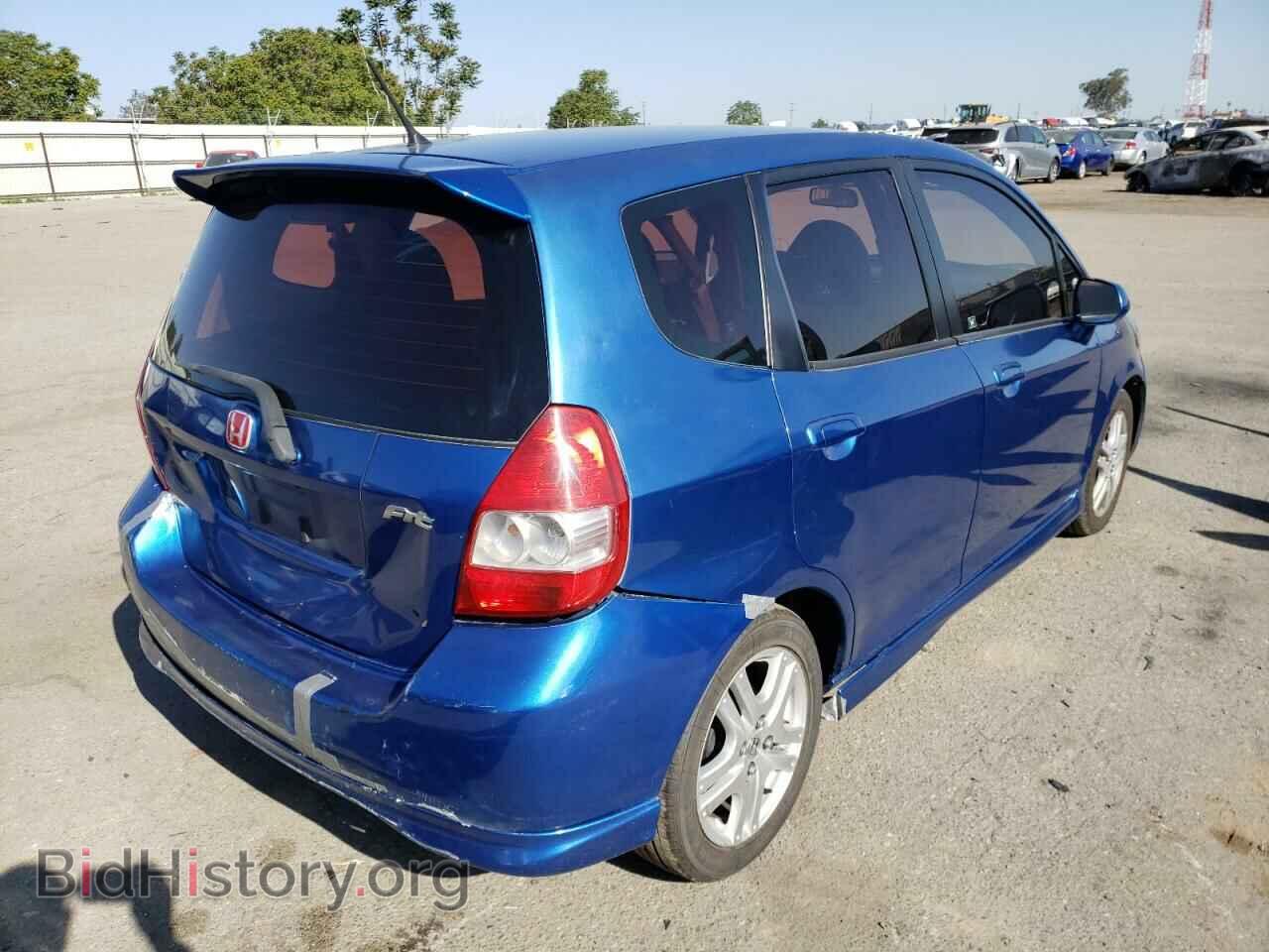 2007 HONDA FIT - VIN: JHMGD38687S041969 - Фото 4