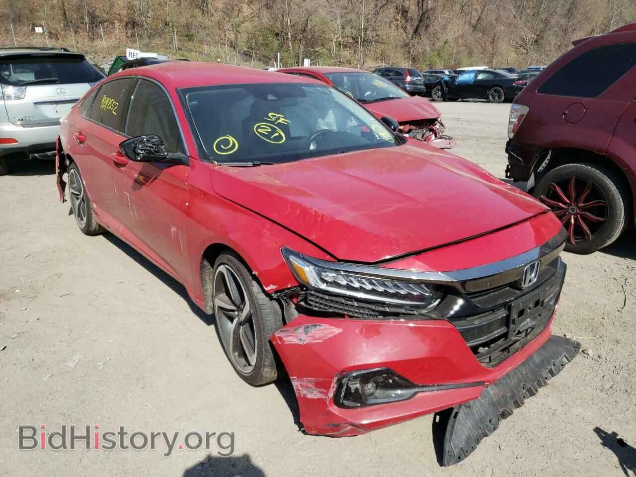 Photo 1HGCV1F4XMA053739 - HONDA ACCORD 2021