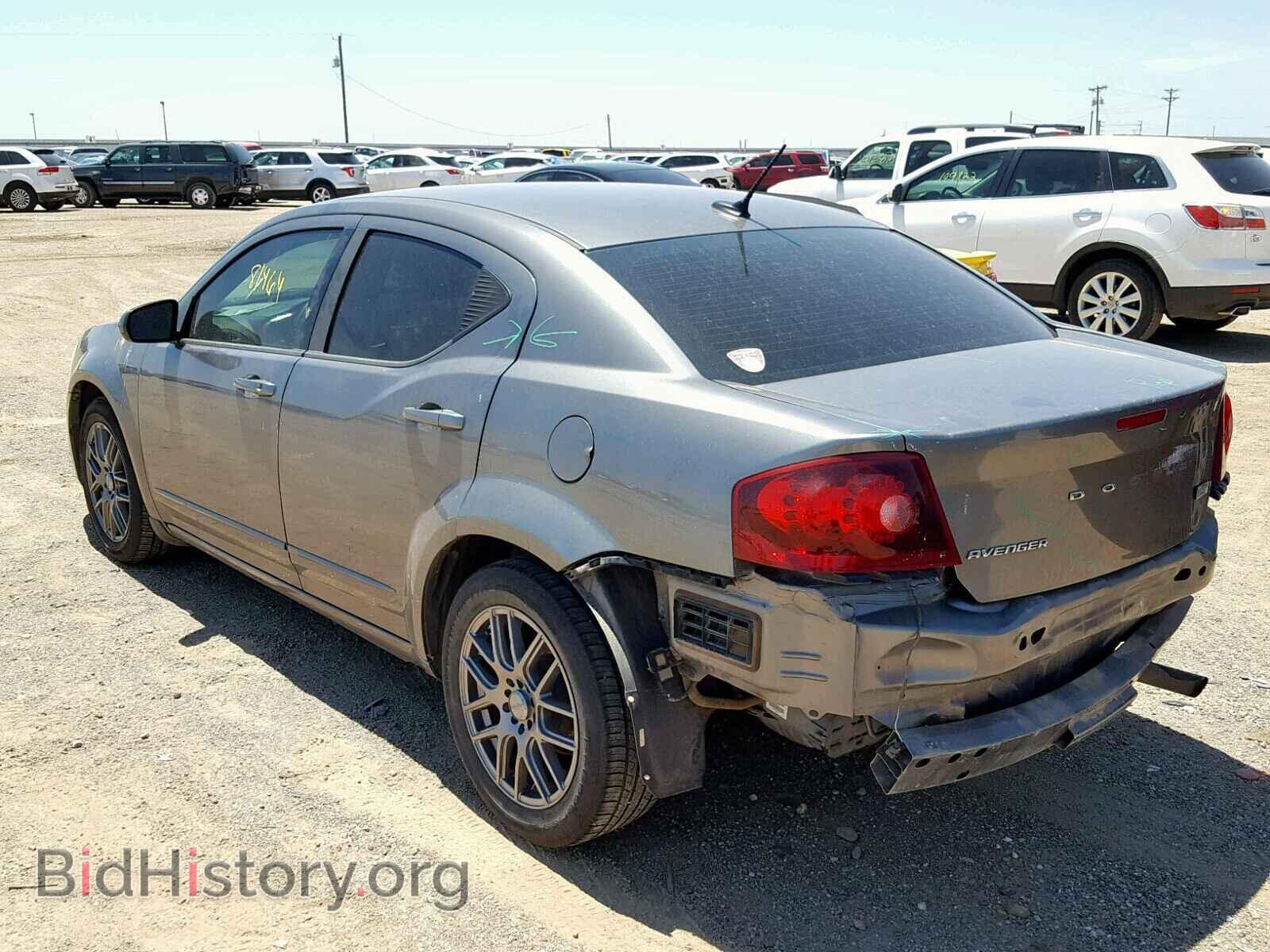 2013 DODGE AVENGER - VIN: 1C3CDZCB4DN562497 - Фото 3