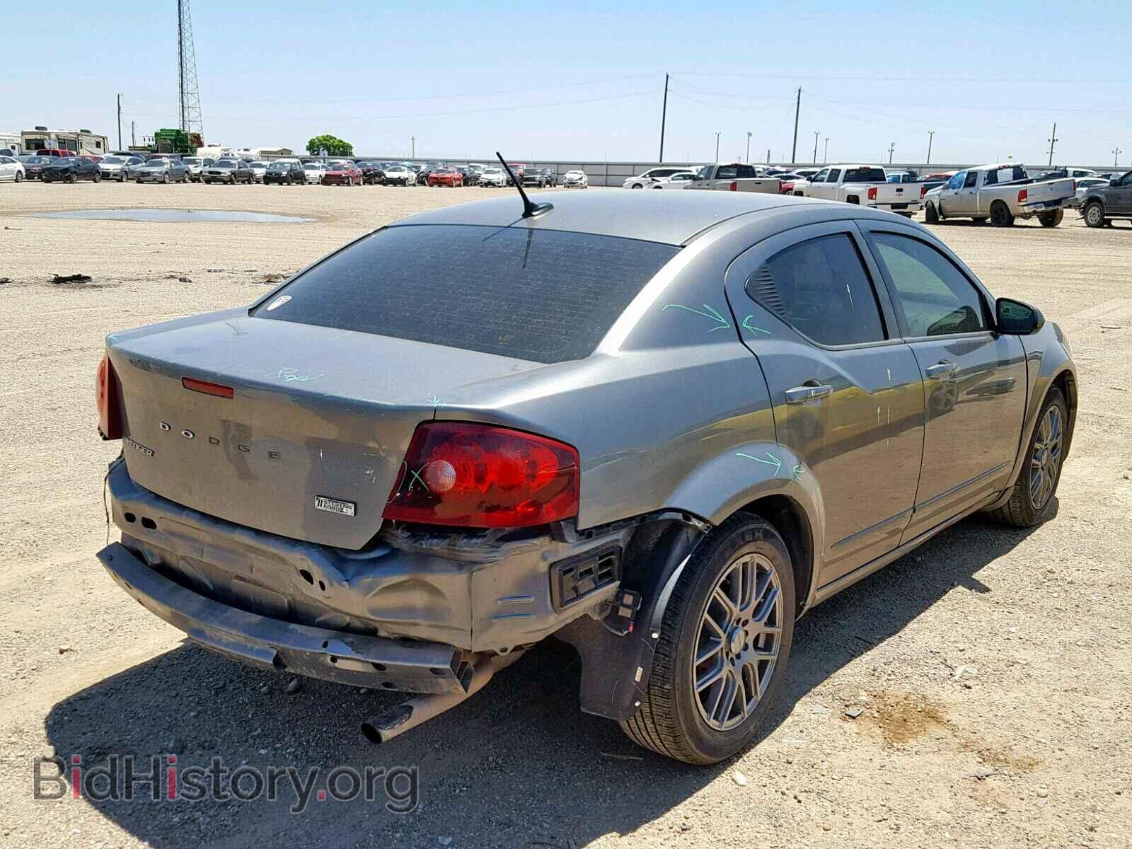 2013 DODGE AVENGER - VIN: 1C3CDZCB4DN562497 - Фото 4
