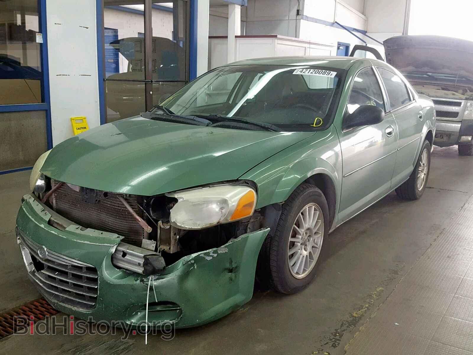 2004 CHRYSLER SEBRING - VIN: 1C3EL56R84N377687 - Фото 2