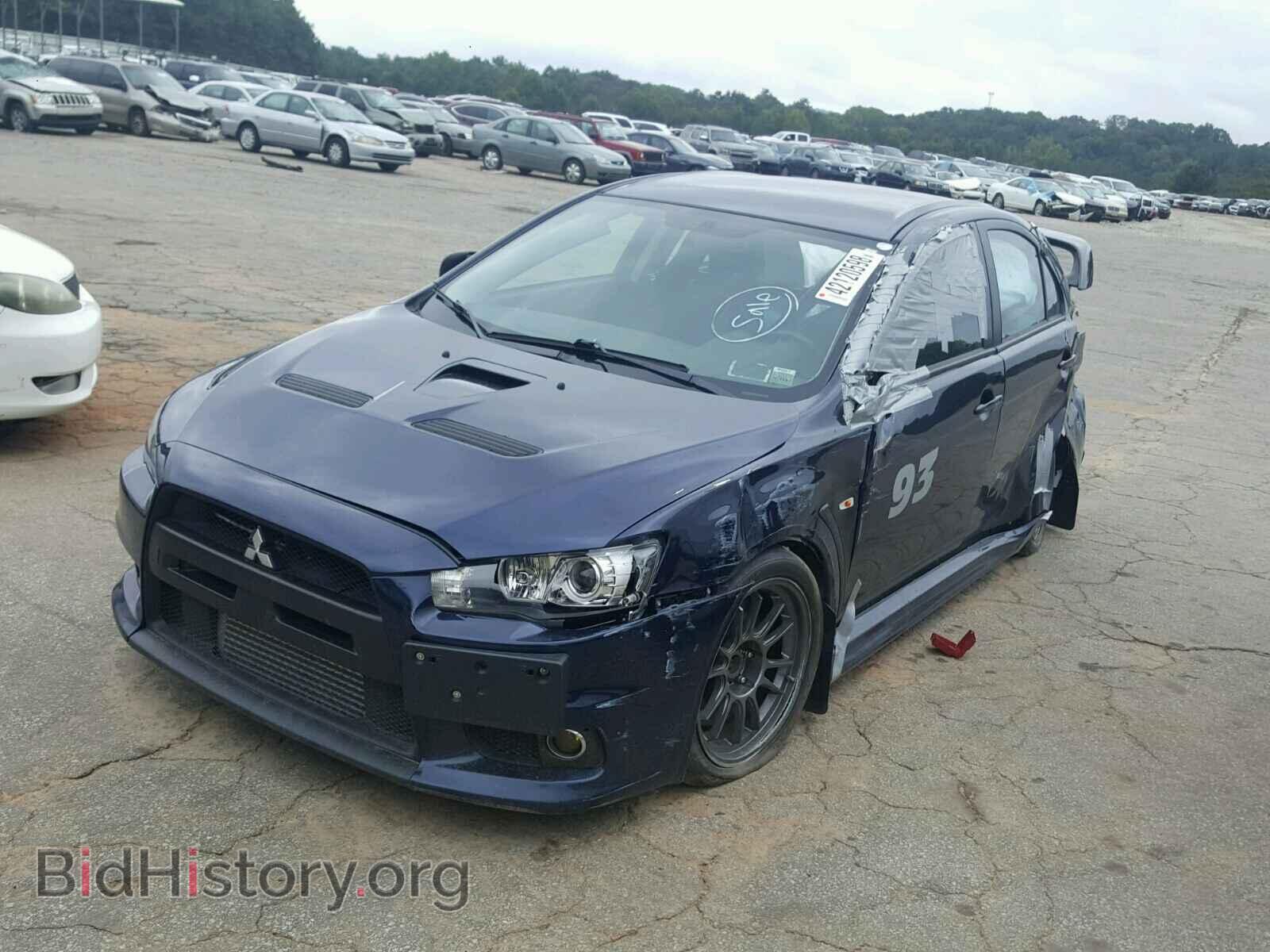 2013 MITSUBISHI EVO - VIN: JA32W8FVXDU005132 - Фото 2