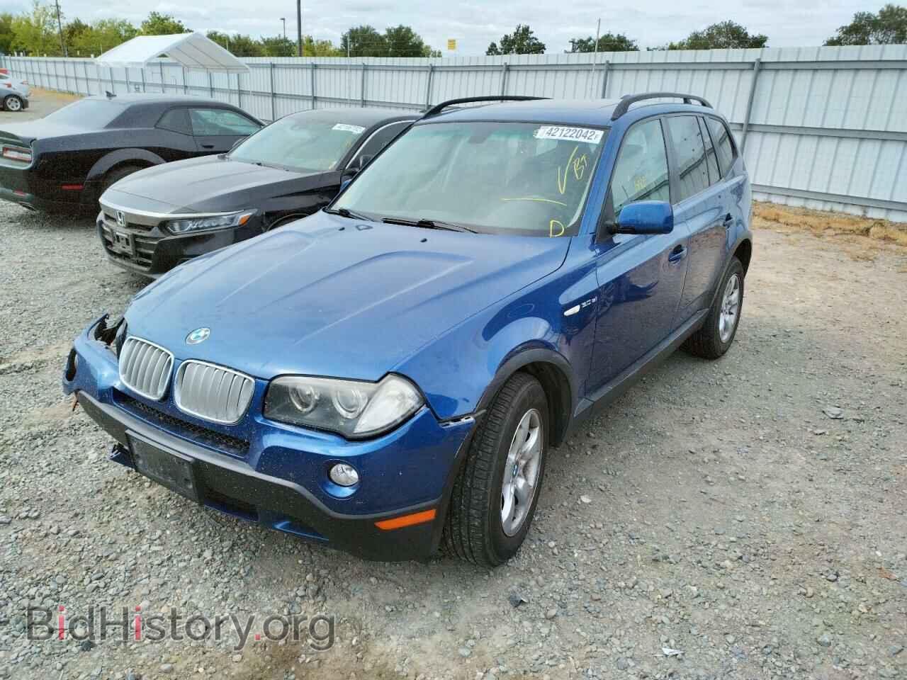 2007 BMW X3 - VIN: WBXPC93457WF05182 - Фото 2
