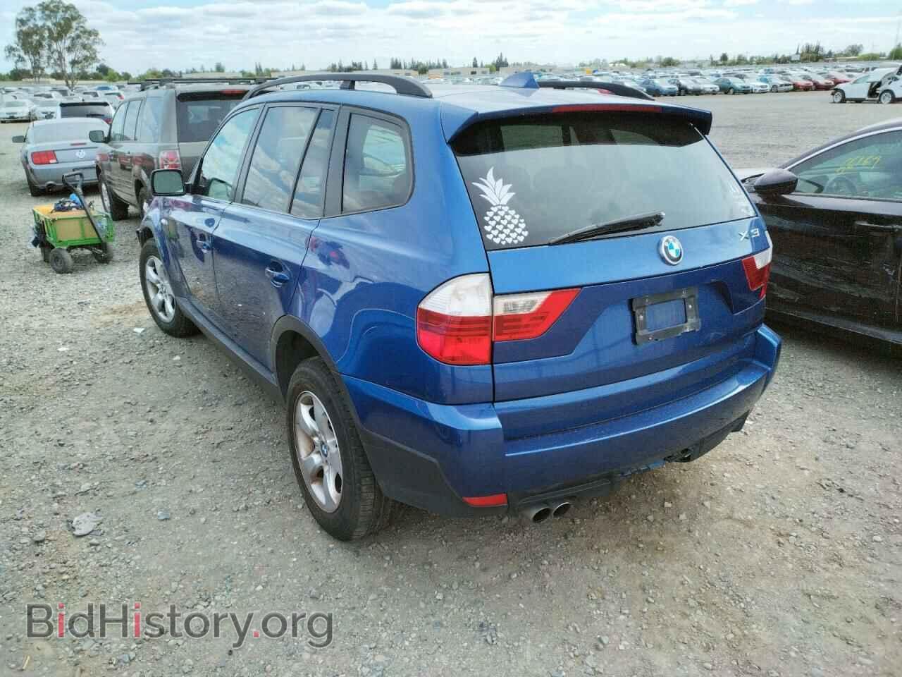 2007 BMW X3 - VIN: WBXPC93457WF05182 - Фото 3