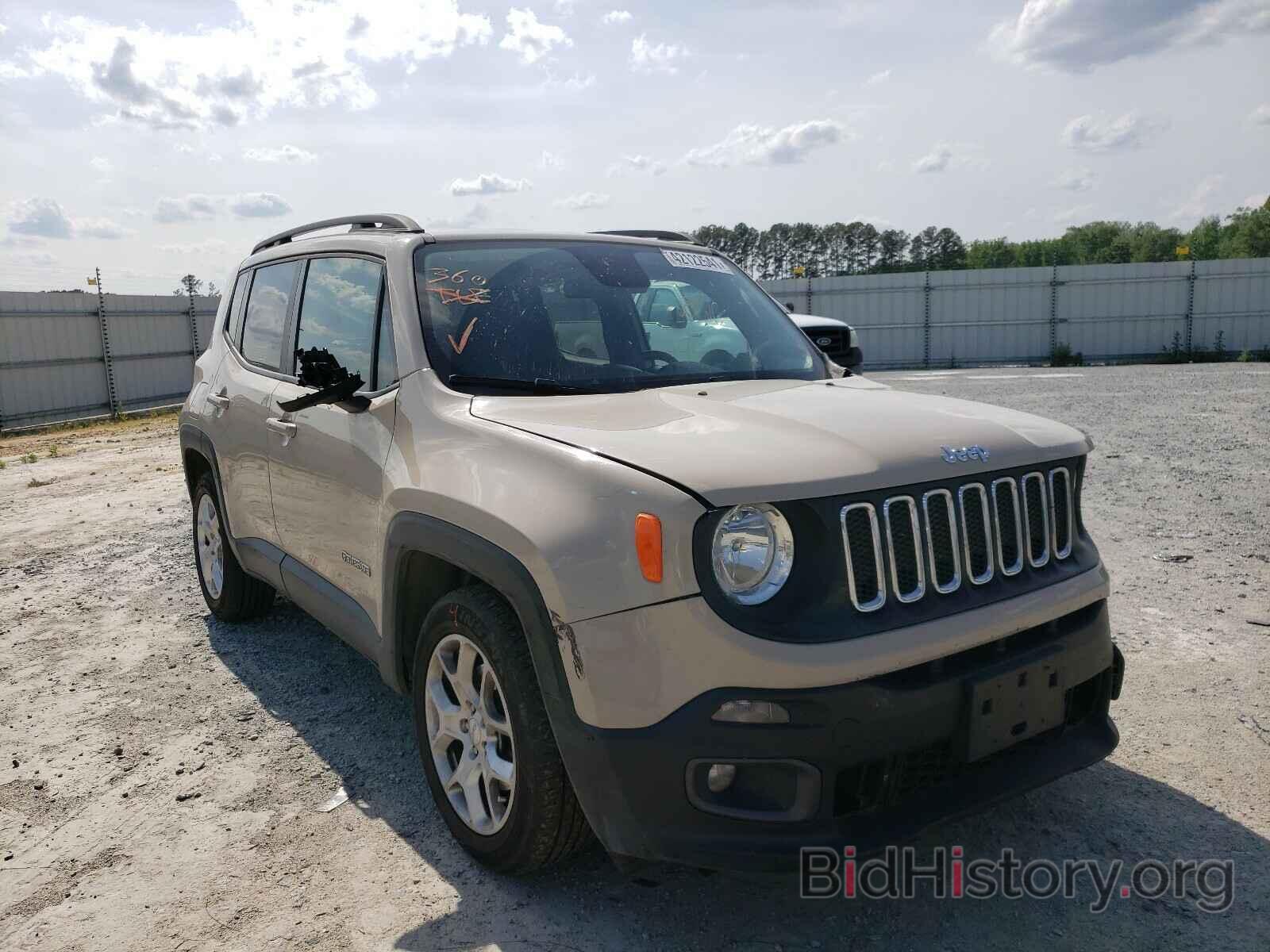 Фотография ZACCJABT2GPE34867 - JEEP RENEGADE 2016