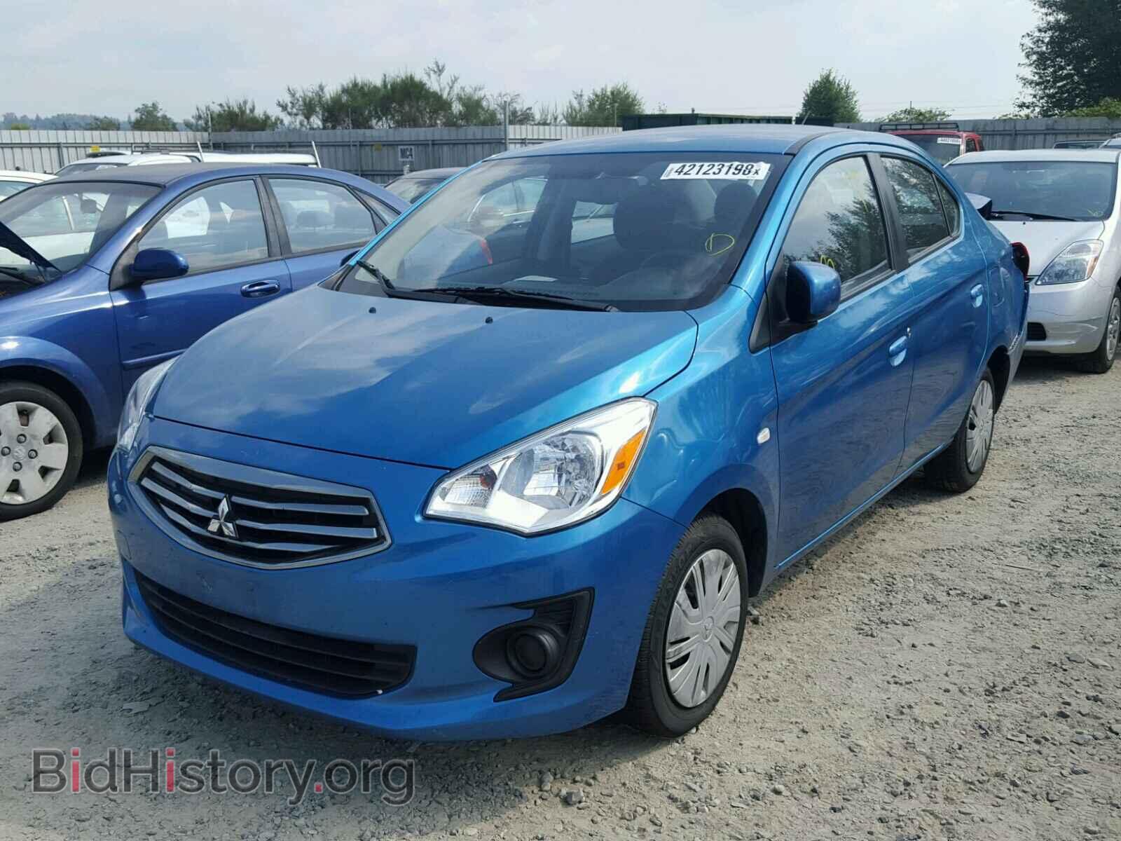 2017 MITSUBISHI MIRAGE - VIN: ML32F3FJ9HHF07975 - Фото 2