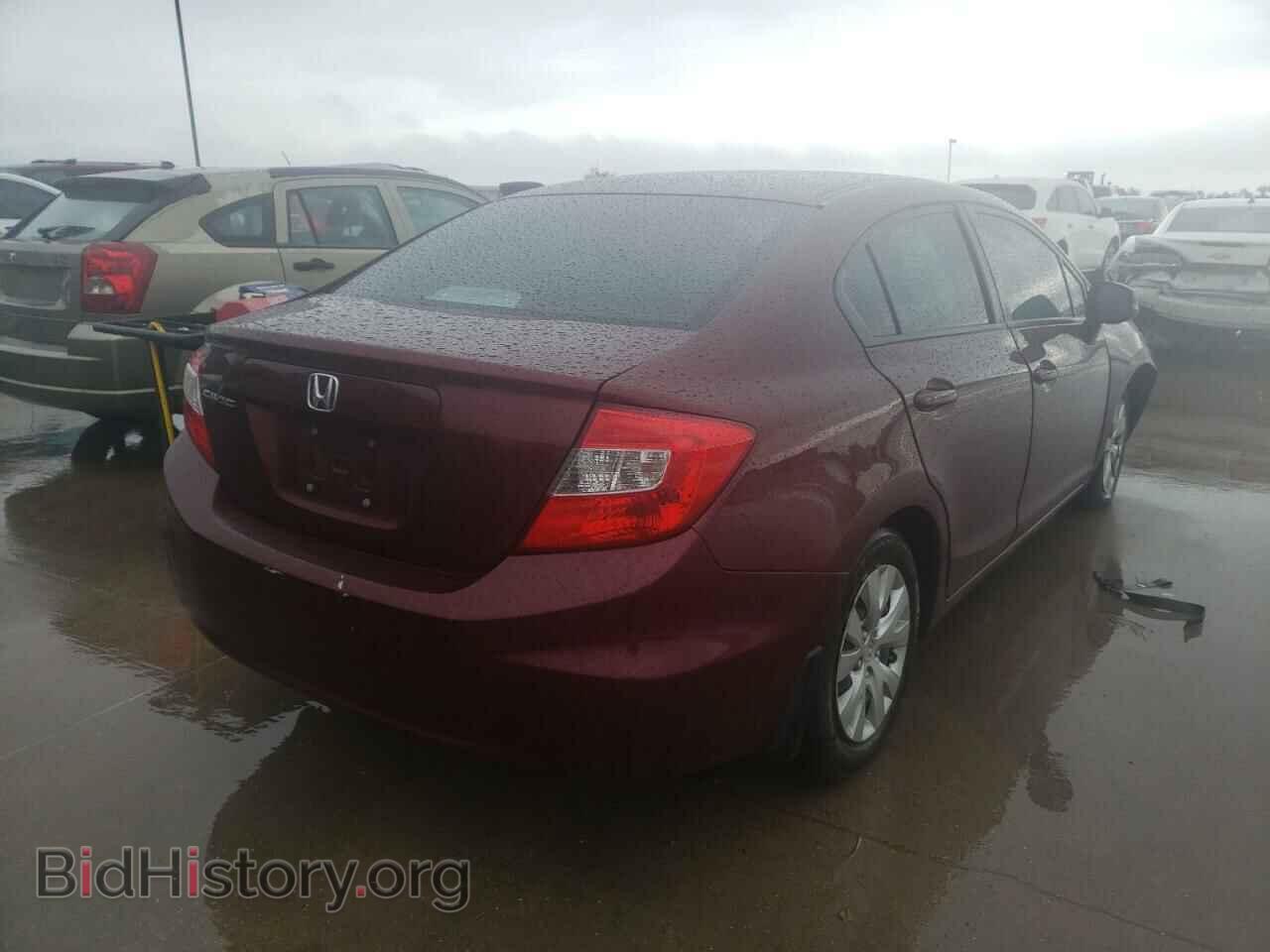 2012 HONDA CIVIC - VIN: 2HGFB2F53CH606848 - Фото 4