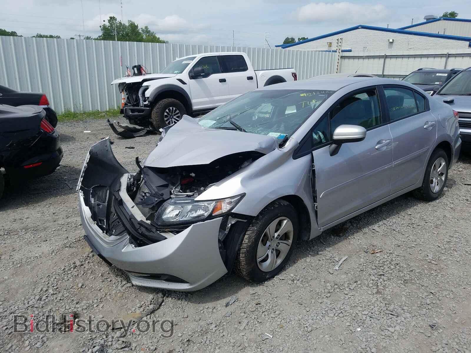 2014 HONDA CIVIC - VIN: 19XFB2F56EE250392 - Фото 2
