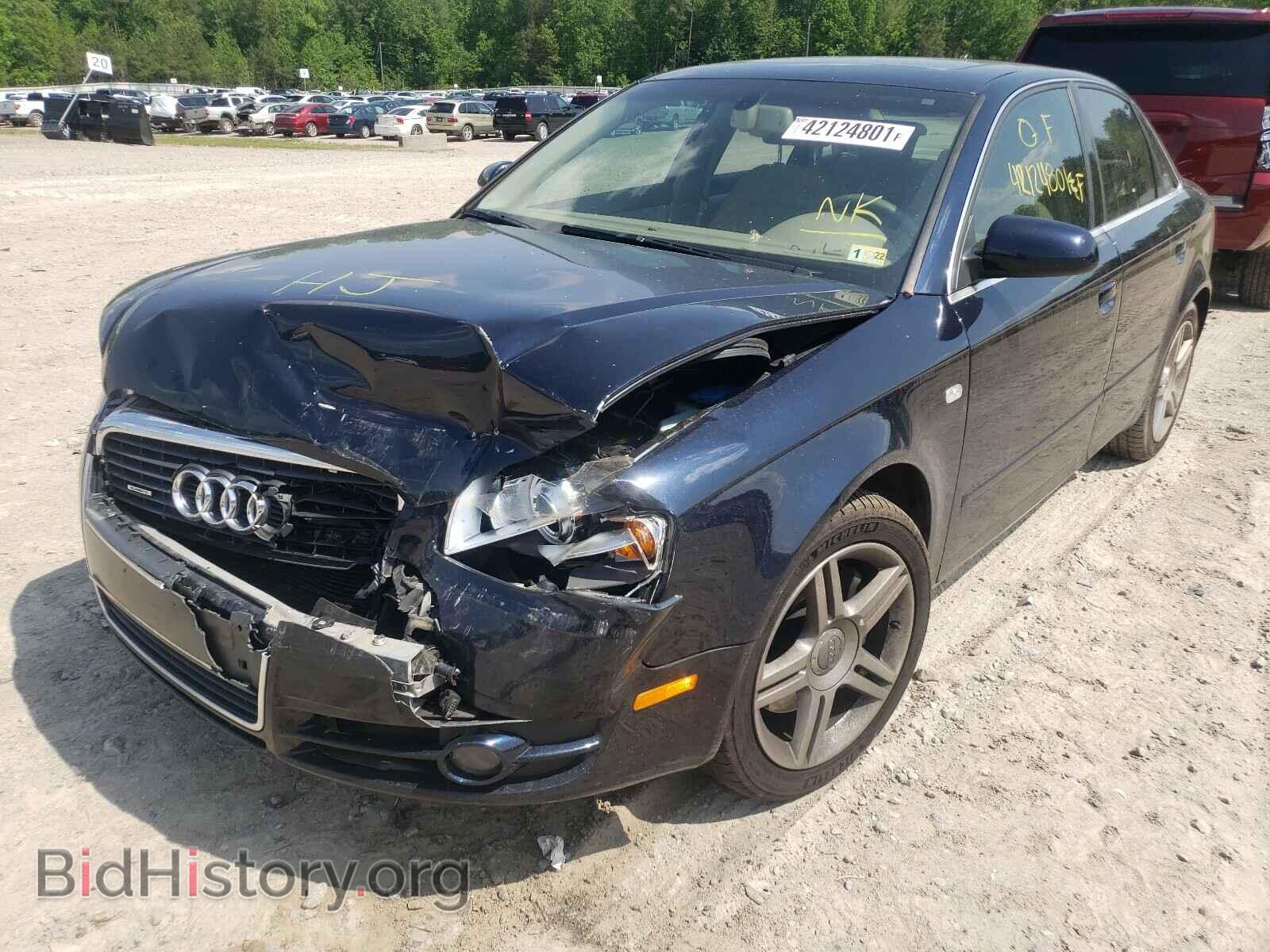 2007 AUDI A4 - VIN: WAUDF78E27A233193 - Фото 2
