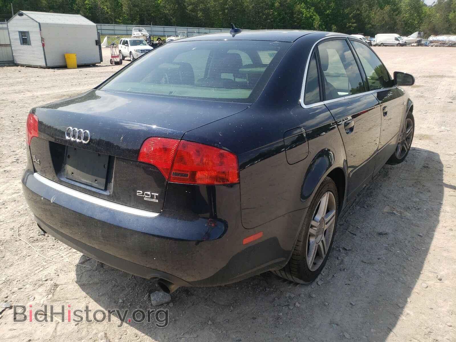 2007 AUDI A4 - VIN: WAUDF78E27A233193 - Фото 4
