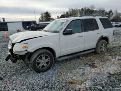 2010 Ford EXPLORER XLT, white — VIN 1FMEU7DE4AUA22775, Copart