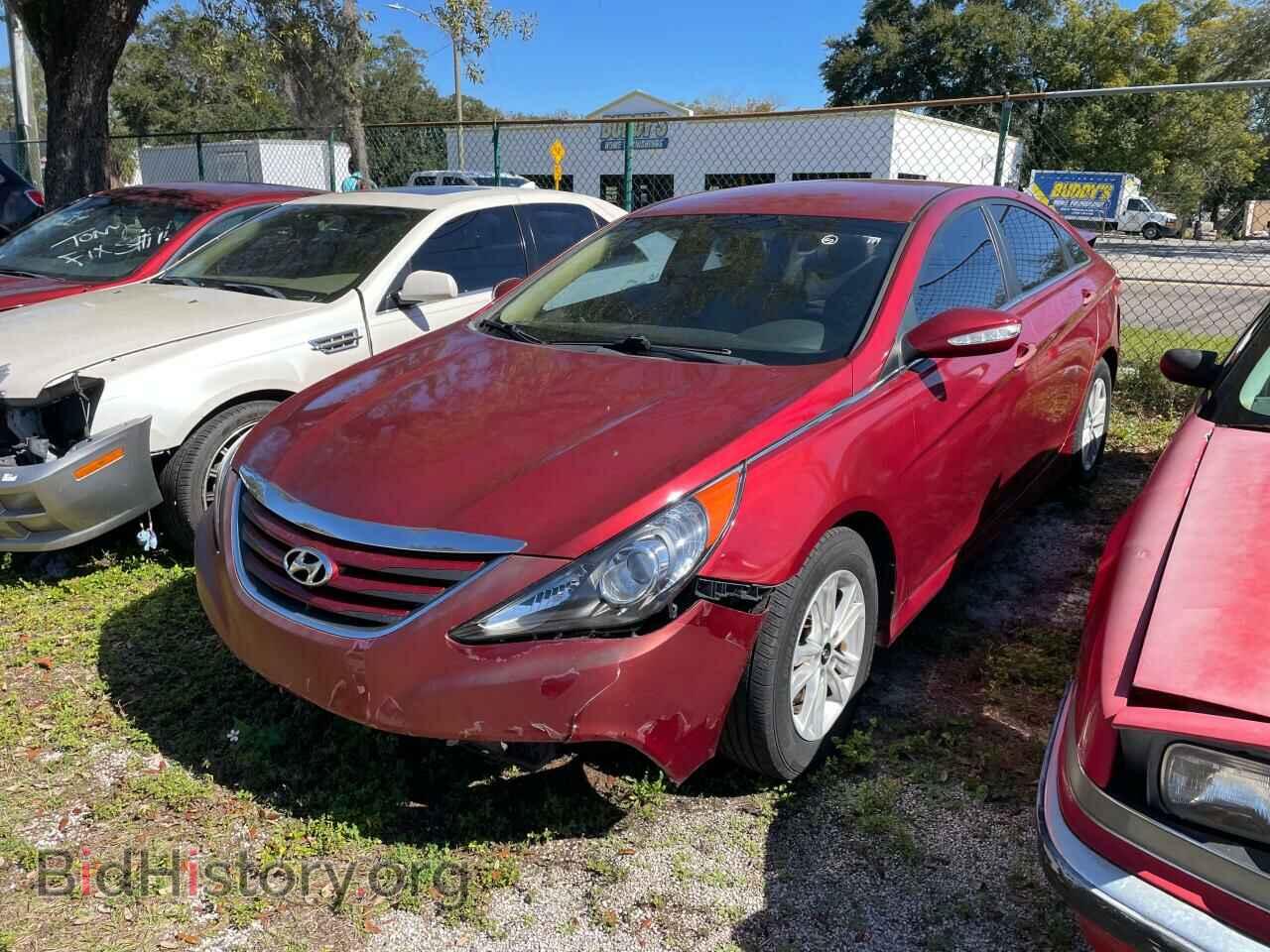 2014 HYUNDAI SONATA - VIN: 5NPEB4AC0EH897315 - Фото 2