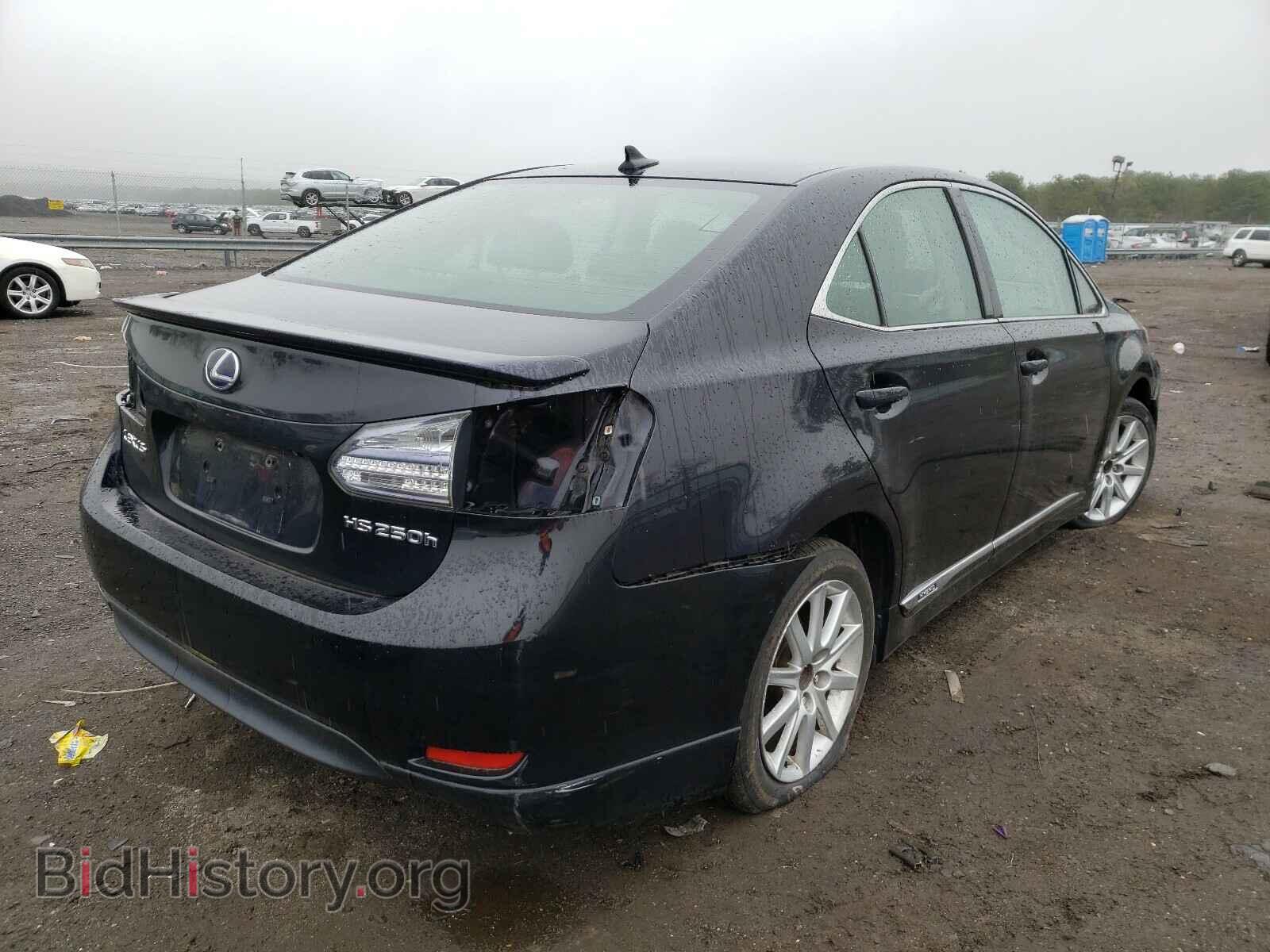 2010 LEXUS HS - VIN: JTHBB1BA8A2005076 - Фото 4