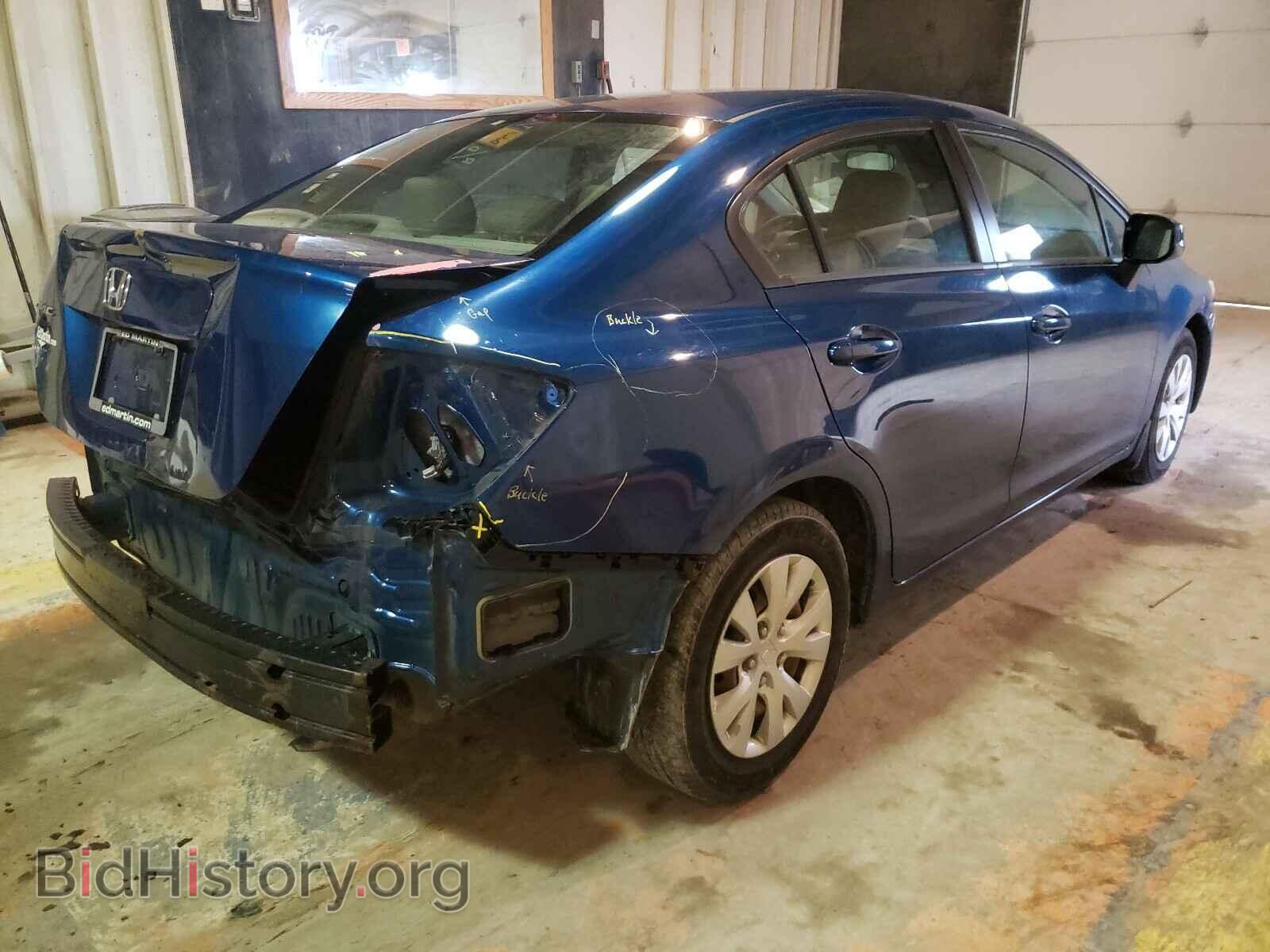 2012 HONDA CIVIC - VIN: 19XFB2F59CE058364 - Фото 4