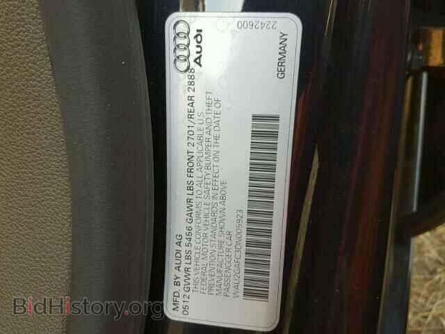 2013 AUDI A7 - VIN: WAU2GAFC3DN005923 - Фото 10