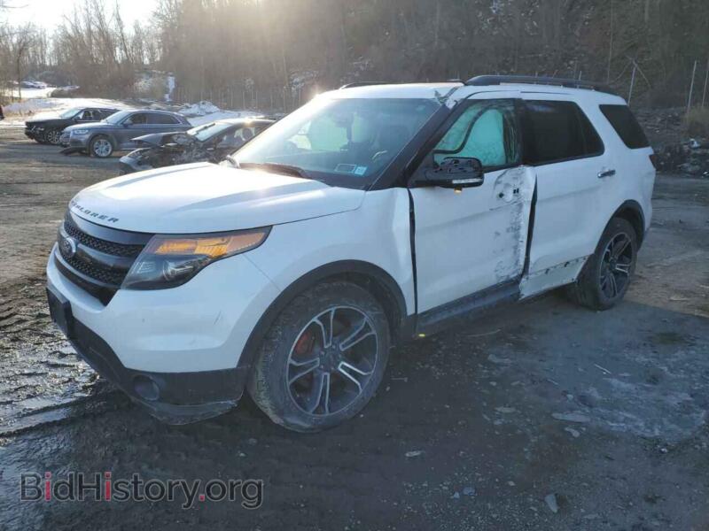 2014 Ford EXPLORER Sport (VIN 1FM5K8GT5EGA84504) — фото 1 из 15, Copart, повреждение: бок