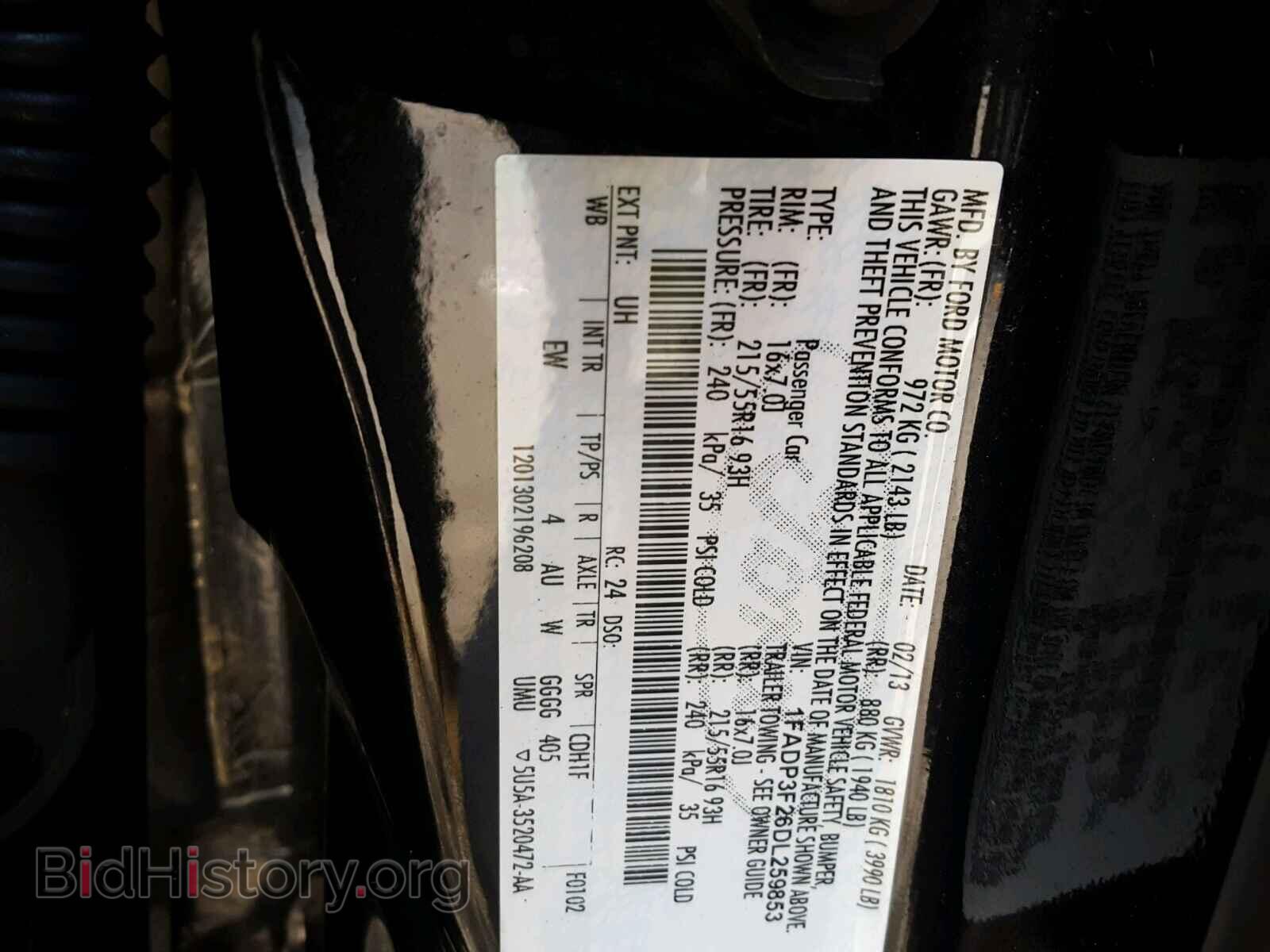 2013 FORD FOCUS - VIN: 1FADP3F26DL259853 - Photo 10