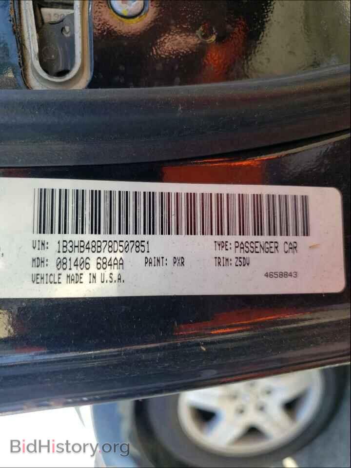 2008 DODGE CALIBER - VIN: 1B3HB48B78D507851 - Фото 10