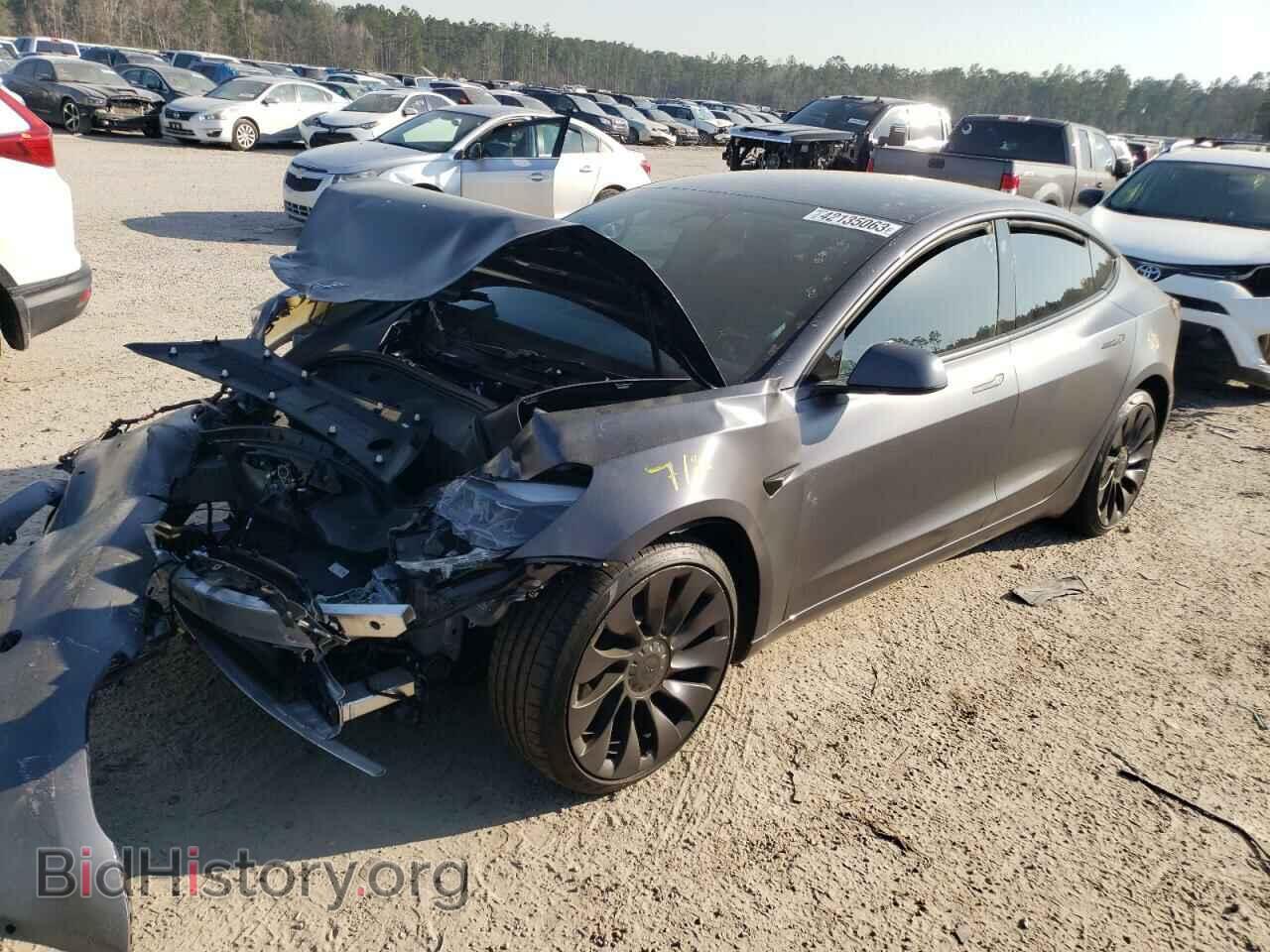 Photo 5YJ3E1ECXNF175744 - TESLA MODEL 3 2022