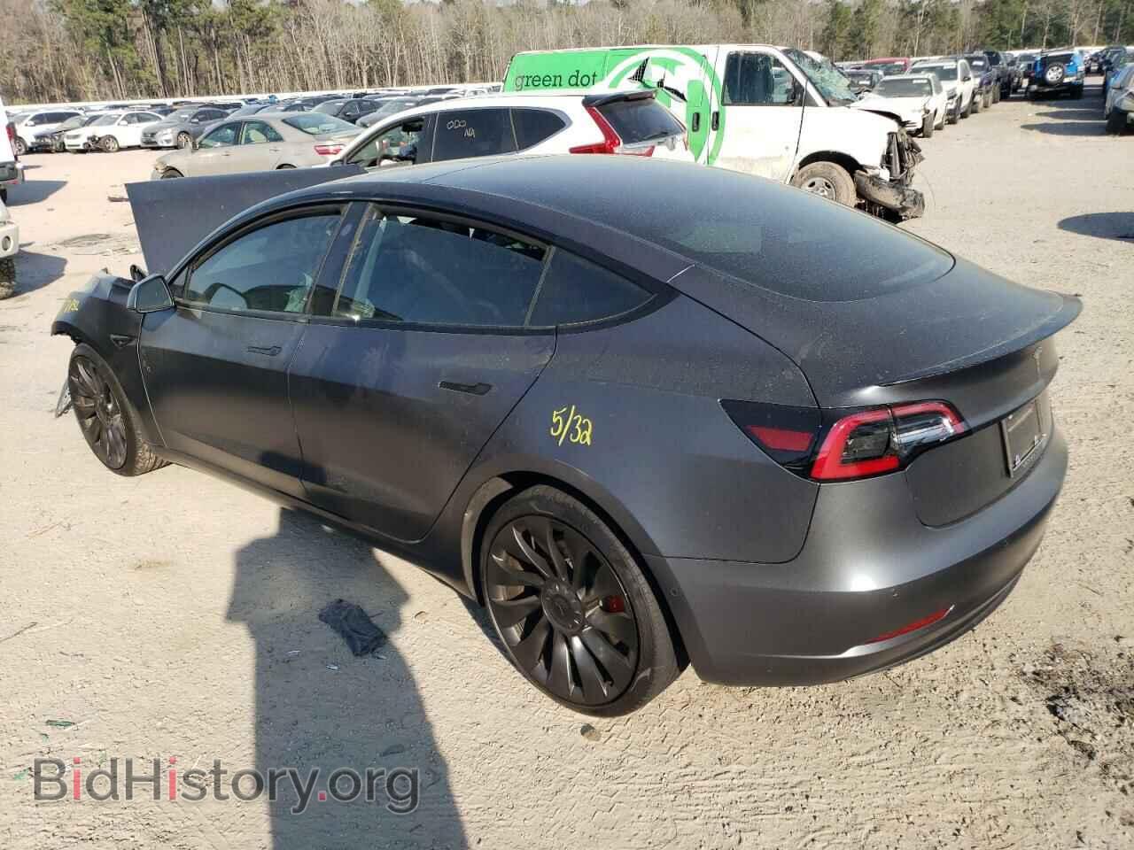 2022 TESLA MODEL 3 - VIN: 5YJ3E1ECXNF175744 - Фото 2